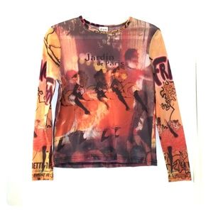 NWOT O'Lily Jardin de Paris Shirt